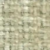 Beige and cream textile sample with a grid of raised squares, defined by dark vertical lines, exhibiting a soft, quilted fabric texture.